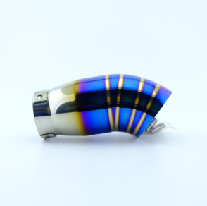 Stainless Steel Exhaust Tip, Titanium Finish