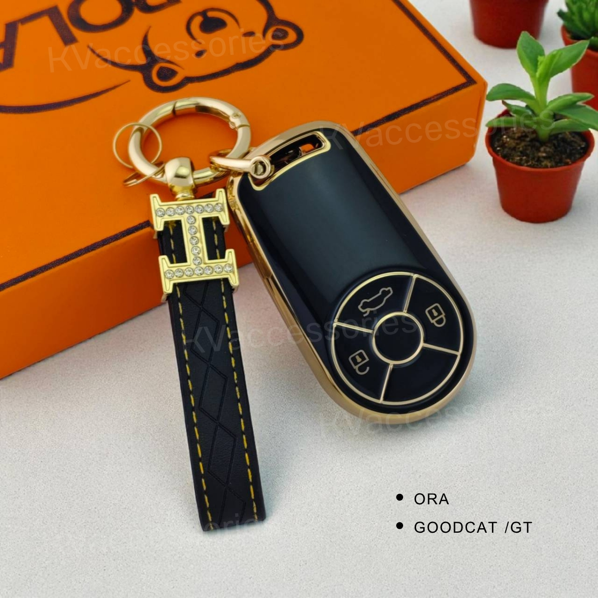 TPU เคสกุญแจรถยนต์ สำหรับรุ่น ORA goodcat /GT