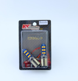 1156 เขี้ยวเยื้อง 1 จุด 12 LED 3030 (กระพริบ)