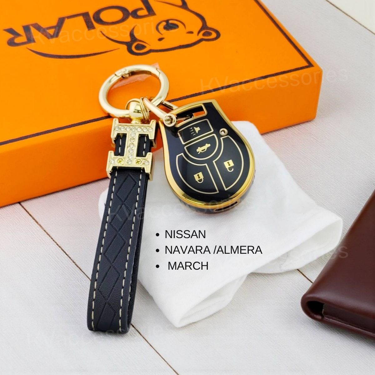 TPU เคสกุญแจรถยนต์ สำหรับรุ่น Nissan March Almera Navara