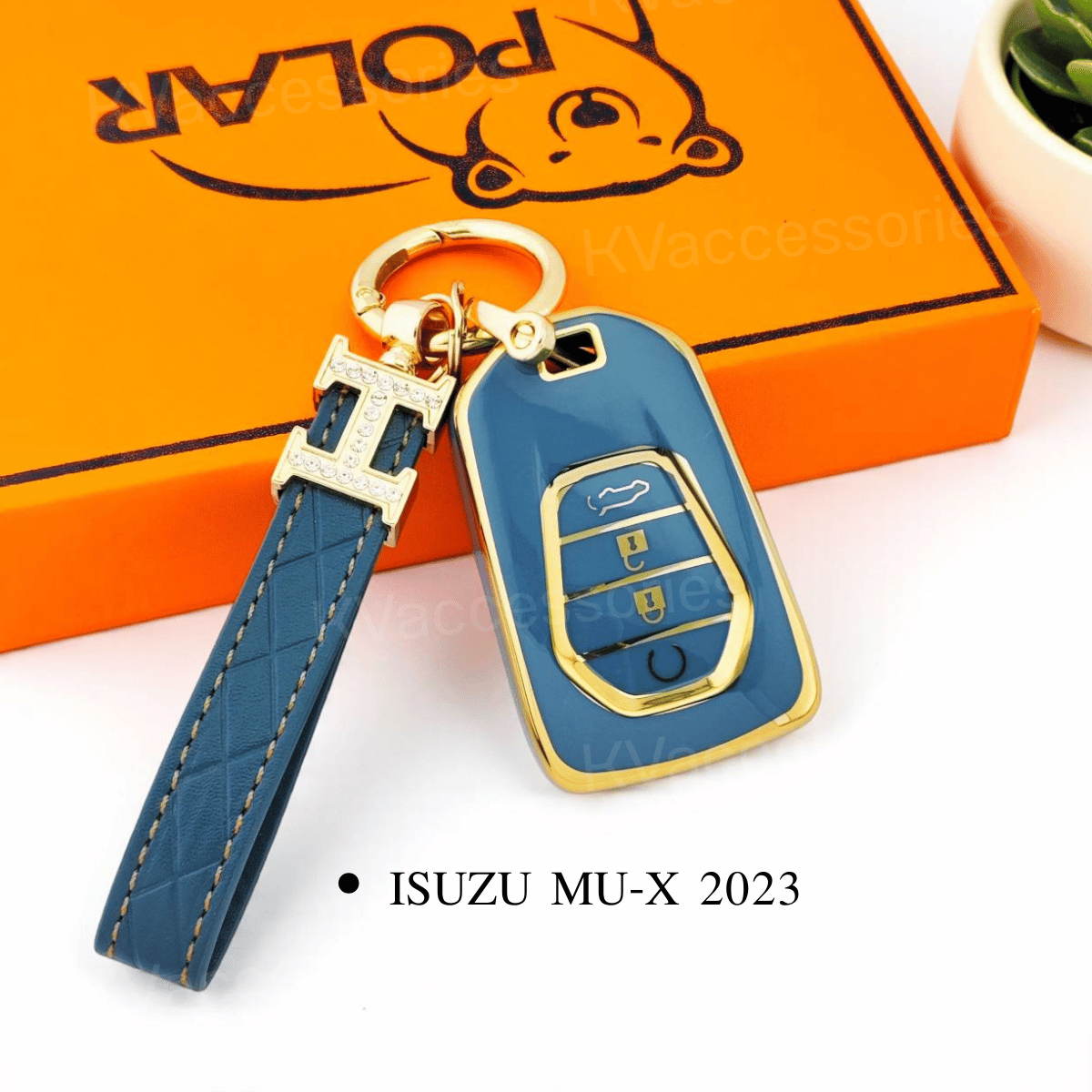 TPU เคสกุญแจรถยนต์ สำหรับรุ่น ISUZU MU X 2023
