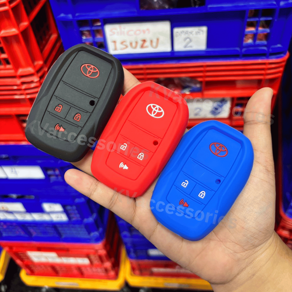 ซิลิโคนกุญแจรถยนต์ สำหรับรุ่น TOYOTA กุญแจอัฟเกรด แบบดีดข้าง