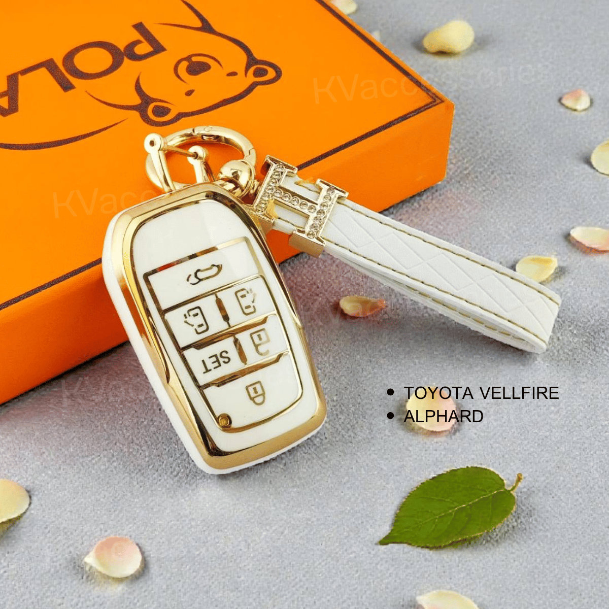 TPU เคสกุญแจรถยนต์ สำหรับรุ่น TOYOTA VELLFIRE ALPHARD