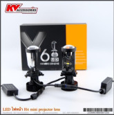 LED Headlight H4 mini projector lens รุ่น Y6