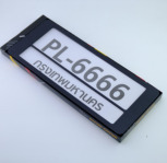 กรอบป้ายทะเบียนกันน้ำ สั้น-สั้น PL6666