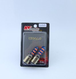 1157 เขี้ยว 2 จุด 12 LED 3030 (กระพริบ)