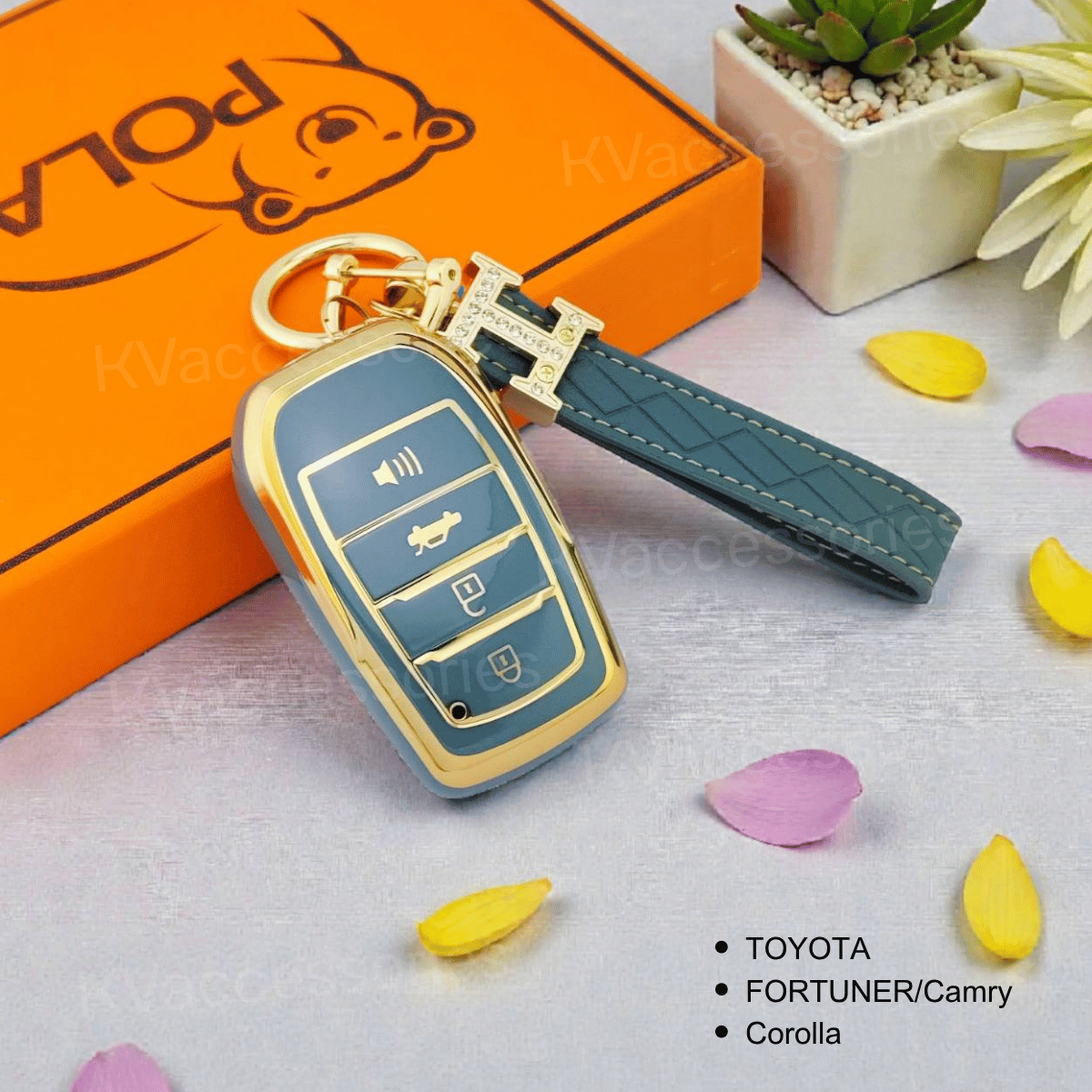 TPU เคสกุญแจรถยนต์ สำหรับรุ่น TOYOTA FORTUNER/Camry  Corolla