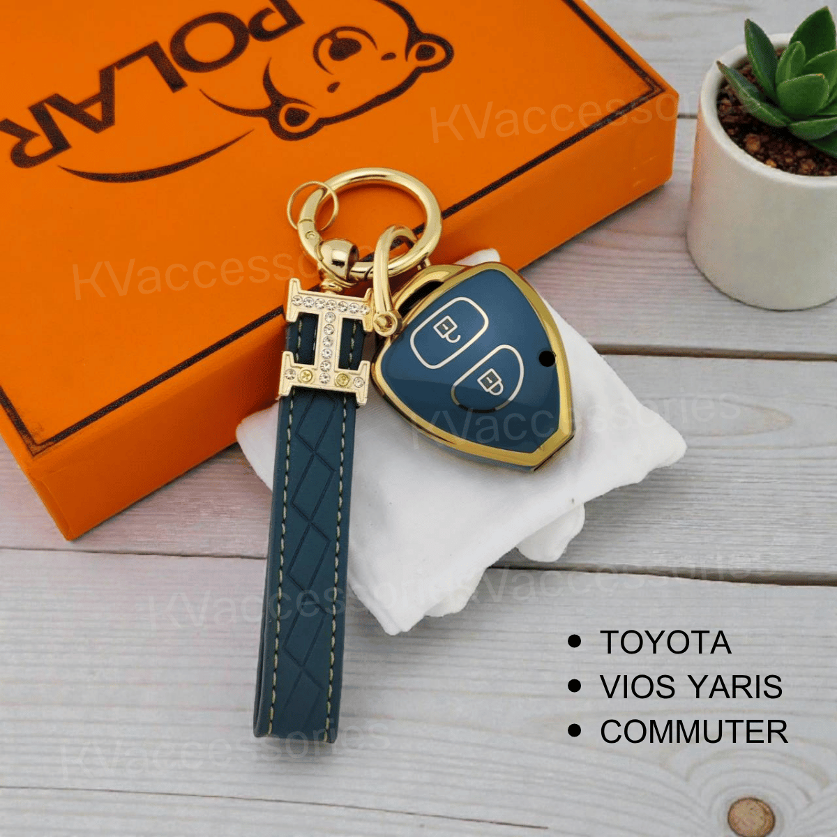 TPU เคสกุญแจรถยนต์ สำหรับรุ่น TOYOTA VIOS YARIS COMMUTER
