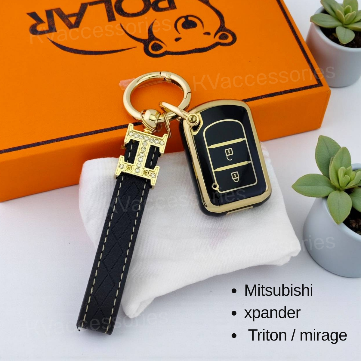 TPU เคสกุญแจรถยนต์ สำหรับรุ่น Mitsubishi xpander Triton / mirage