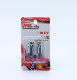 ไฟหรี่ LED T10 2016 18LED CANBUS ป้องกันคำเตือนแดชบอร์ด