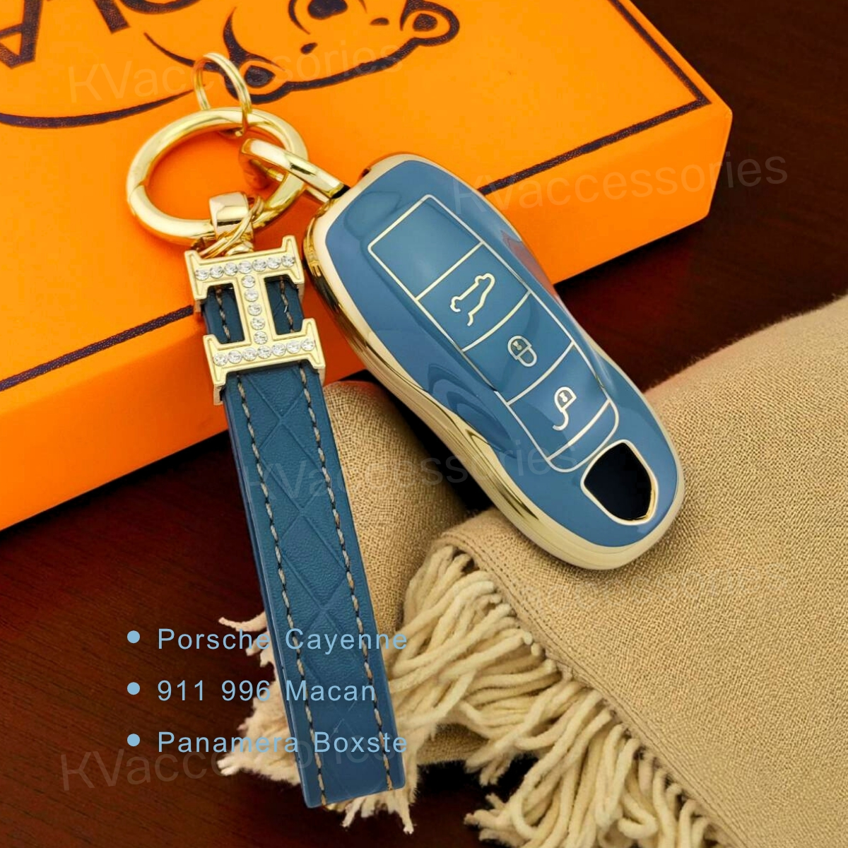 TPU เคสกุญแจรถยนต์ สำหรับรุ่น  Porsche Cayenne  911 996 Macan  Panamera Boxster