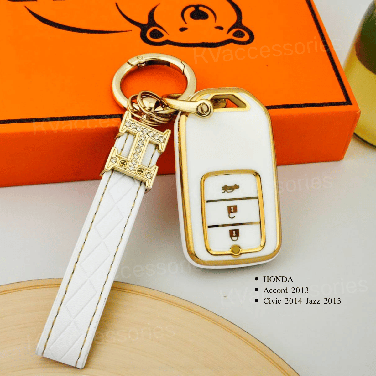 TPU เคสกุญแจรถยนต์ สำหรับรุ่น HONDA Accord 2013 Civic 2014 Jazz 2013