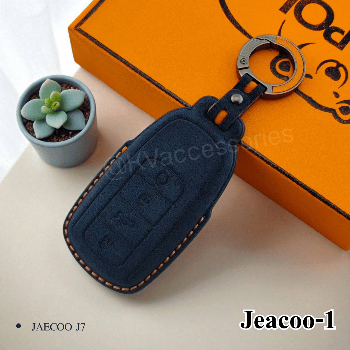 Alcantara ซองหนังกุญแจรถยนต์ สำหรับรุ่น  JAECOO J7