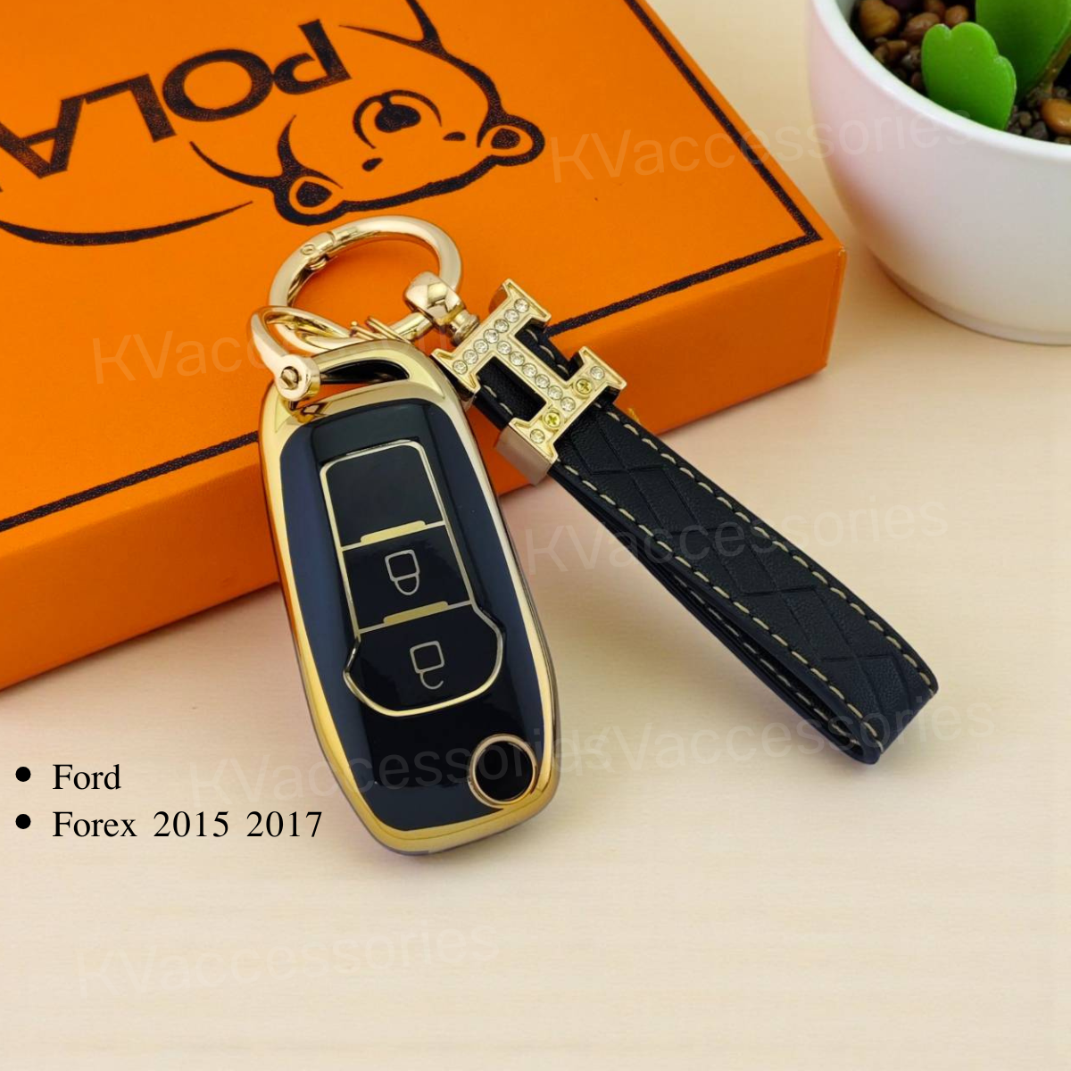 TPU เคสกุญแจรถยนต์ สำหรับรุ่น Ford Forex 2015 2017