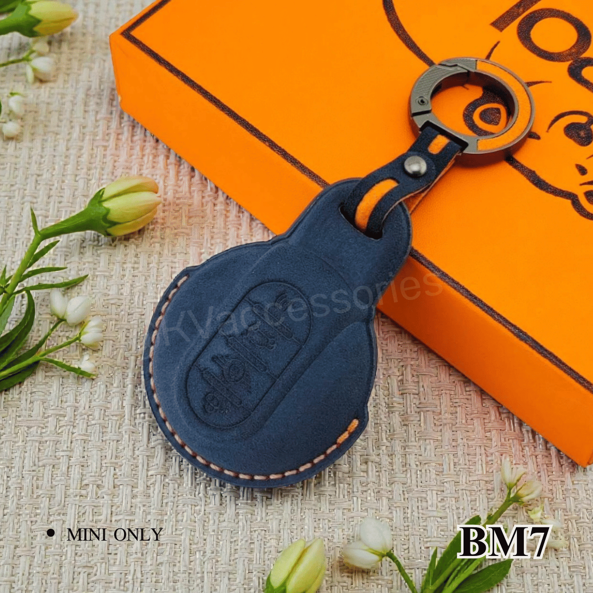 Alcantara ซองหนังกุญแจรถยนต์ สำหรับรุ่น MINI ONLY