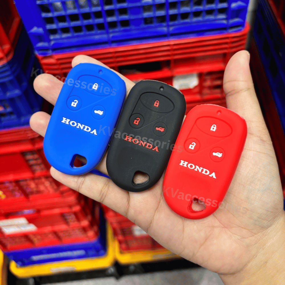 ซิลิโคนกุญแจรถยนต์ สำหรับรุ่น Honda CRV G2 แบบ 3 ปุ่ม