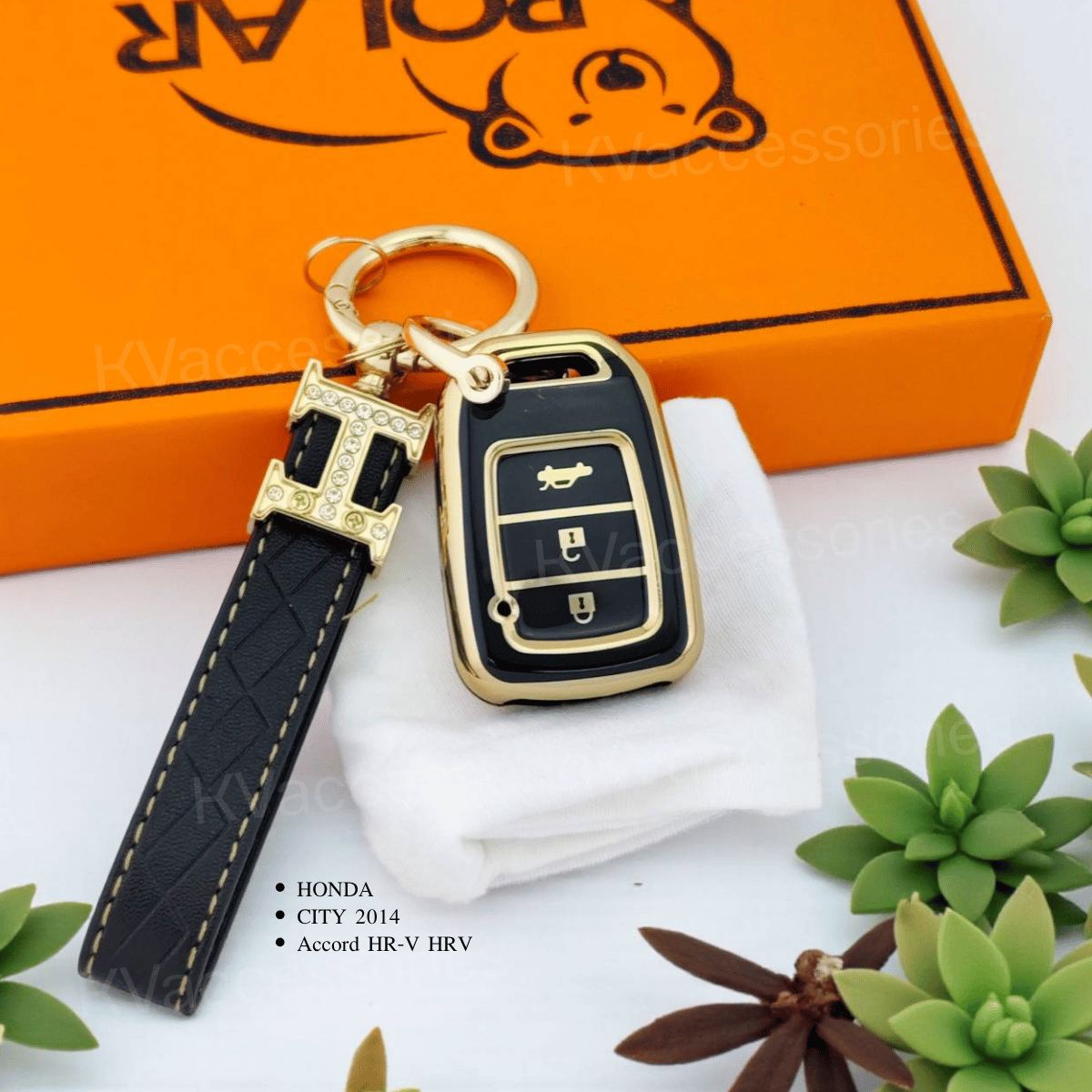 TPU เคสกุญแจรถยนต์ สำหรับรุ่น HONDA CITY 2014 Accord HR-V HRV