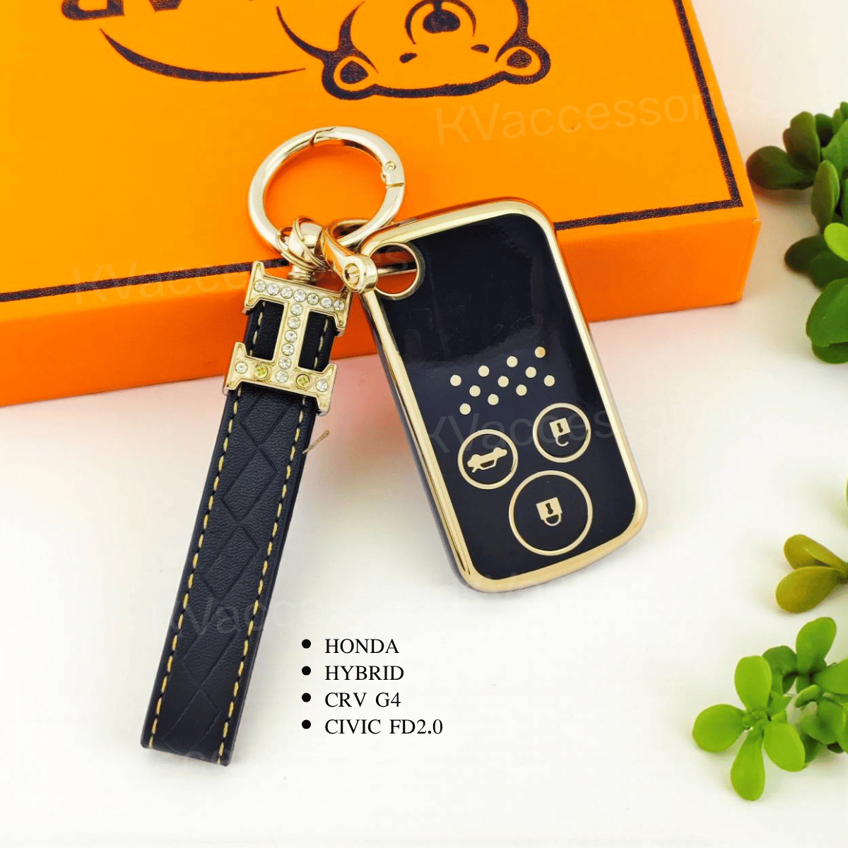TPU เคสกุญแจรถยนต์ สำหรับรุ่น HONDA HYBRID  CRV G4 CIVIC FD2.0